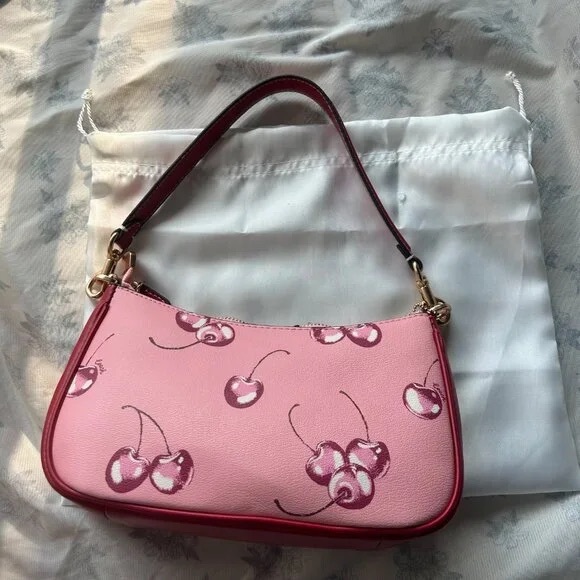 COACH Teri Shoulder Bag With Cherry Print CR290 - Picture 5 of 5